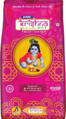 AMK Krishna Pink Rice Bag